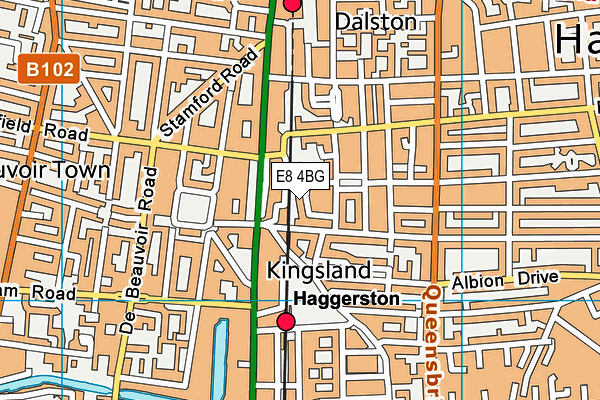 E8 4BG map - OS VectorMap District (Ordnance Survey) E8 4BG map - OS VectorMap District (Ordnance Survey)