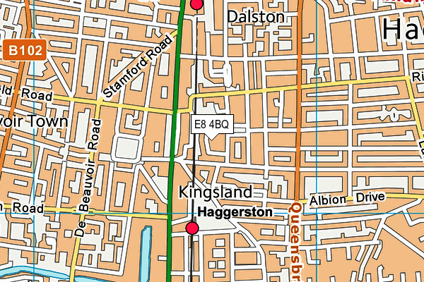 E8 4BQ map - OS VectorMap District (Ordnance Survey) E8 4BQ map - OS VectorMap District (Ordnance Survey)