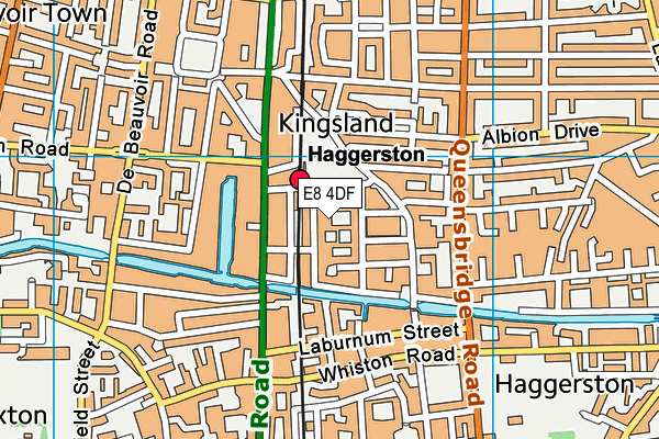 E8 4DF map - OS VectorMap District (Ordnance Survey) E8 4DF map - OS VectorMap District (Ordnance Survey)