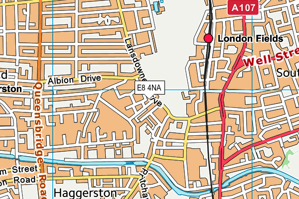 E8 4NA map - OS VectorMap District (Ordnance Survey) E8 4NA map - OS VectorMap District (Ordnance Survey)