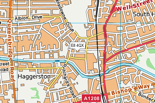 E8 4QX map - OS VectorMap District (Ordnance Survey) E8 4QX map - OS VectorMap District (Ordnance Survey)