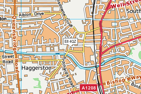 E8 4QZ map - OS VectorMap District (Ordnance Survey) E8 4QZ map - OS VectorMap District (Ordnance Survey)