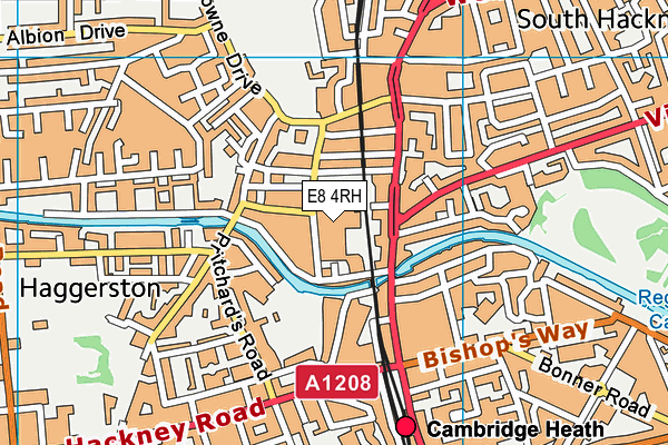 E8 4RH map - OS VectorMap District (Ordnance Survey) E8 4RH map - OS VectorMap District (Ordnance Survey)