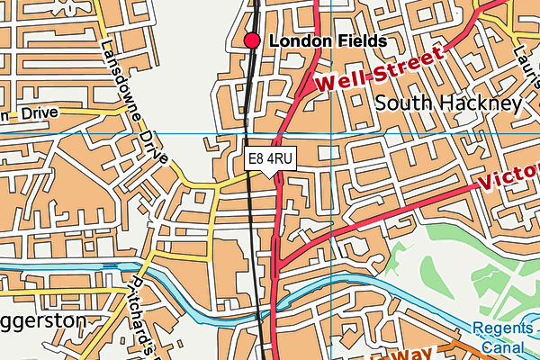 E8 4RU map - OS VectorMap District (Ordnance Survey) E8 4RU map - OS VectorMap District (Ordnance Survey)