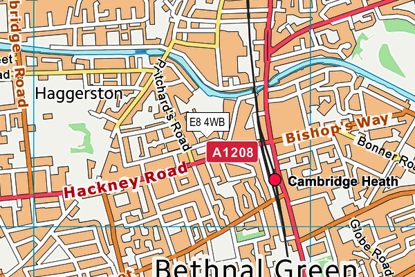 E8 4WB map - OS VectorMap District (Ordnance Survey) E8 4WB map - OS VectorMap District (Ordnance Survey)