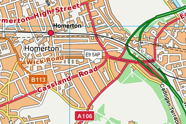E9 5AP map - OS VectorMap District (Ordnance Survey) E9 5AP map - OS VectorMap District (Ordnance Survey)
