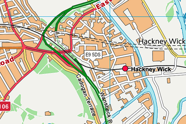 E9 5DS map - OS VectorMap District (Ordnance Survey) E9 5DS map - OS VectorMap District (Ordnance Survey)