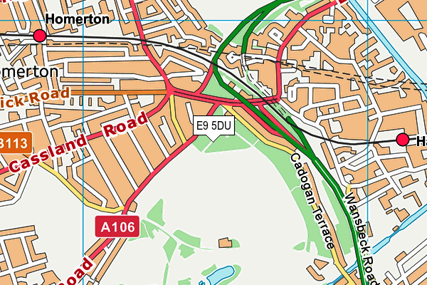 E9 5DU map - OS VectorMap District (Ordnance Survey) E9 5DU map - OS VectorMap District (Ordnance Survey)
