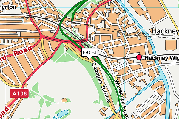 E9 5EJ map - OS VectorMap District (Ordnance Survey) E9 5EJ map - OS VectorMap District (Ordnance Survey)