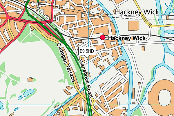 E9 5HD map - OS VectorMap District (Ordnance Survey) E9 5HD map - OS VectorMap District (Ordnance Survey)