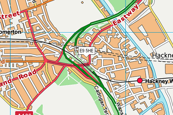 E9 5HE map - OS VectorMap District (Ordnance Survey) E9 5HE map - OS VectorMap District (Ordnance Survey)
