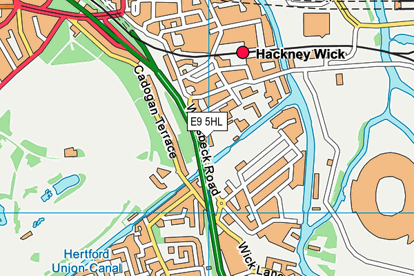 E9 5HL map - OS VectorMap District (Ordnance Survey) E9 5HL map - OS VectorMap District (Ordnance Survey)