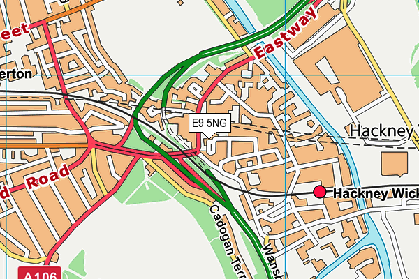 E9 5NG map - OS VectorMap District (Ordnance Survey) E9 5NG map - OS VectorMap District (Ordnance Survey)