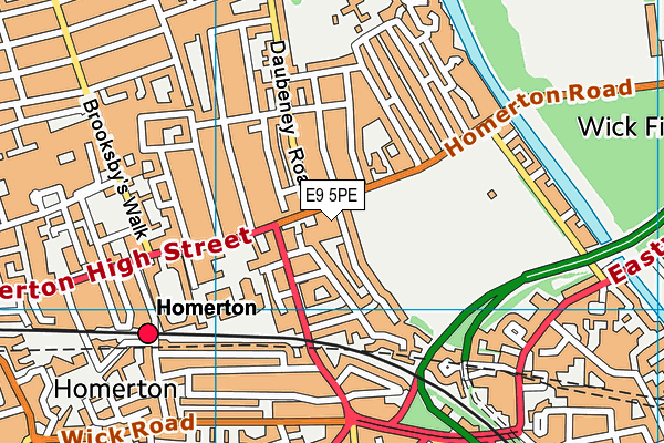 E9 5PE map - OS VectorMap District (Ordnance Survey) E9 5PE map - OS VectorMap District (Ordnance Survey)