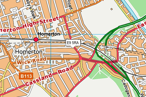E9 5RA map - OS VectorMap District (Ordnance Survey) E9 5RA map - OS VectorMap District (Ordnance Survey)