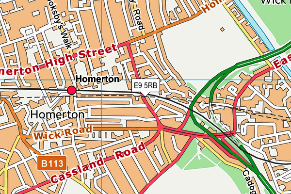 E9 5RB map - OS VectorMap District (Ordnance Survey) E9 5RB map - OS VectorMap District (Ordnance Survey)