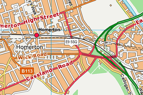 E9 5SQ map - OS VectorMap District (Ordnance Survey) E9 5SQ map - OS VectorMap District (Ordnance Survey)