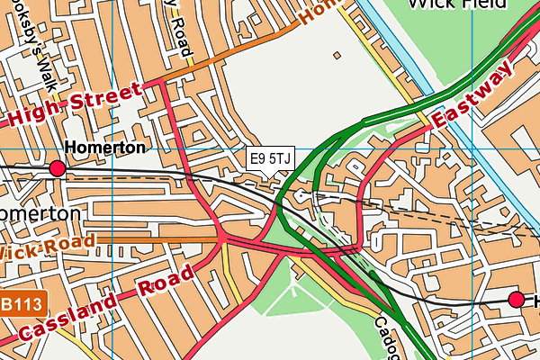 E9 5TJ map - OS VectorMap District (Ordnance Survey) E9 5TJ map - OS VectorMap District (Ordnance Survey)