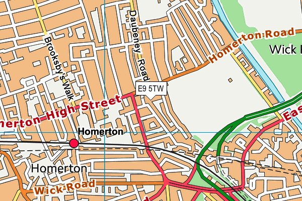 E9 5TW map - OS VectorMap District (Ordnance Survey) E9 5TW map - OS VectorMap District (Ordnance Survey)