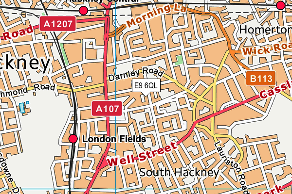 E9 6QL map - OS VectorMap District (Ordnance Survey) E9 6QL map - OS VectorMap District (Ordnance Survey)