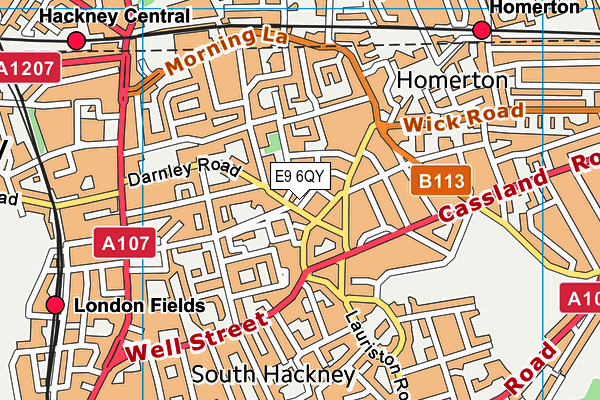 E9 6QY map - OS VectorMap District (Ordnance Survey) E9 6QY map - OS VectorMap District (Ordnance Survey)