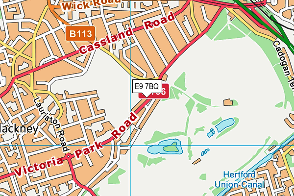 E9 7BQ map - OS VectorMap District (Ordnance Survey) E9 7BQ map - OS VectorMap District (Ordnance Survey)