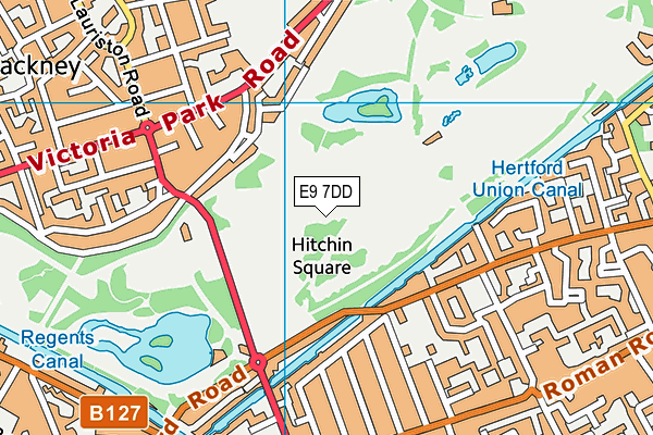 E9 7DD map - OS VectorMap District (Ordnance Survey) E9 7DD map - OS VectorMap District (Ordnance Survey)
