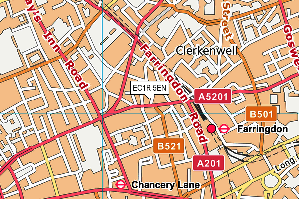 EC1R 5EN map - OS VectorMap District (Ordnance Survey) EC1R 5EN map - OS VectorMap District (Ordnance Survey)