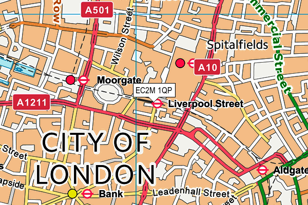EC2M 1QP map - OS VectorMap District (Ordnance Survey) EC2M 1QP map - OS VectorMap District (Ordnance Survey)
