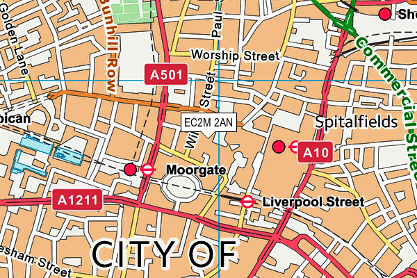 EC2M 2AN map - OS VectorMap District (Ordnance Survey) EC2M 2AN map - OS VectorMap District (Ordnance Survey)