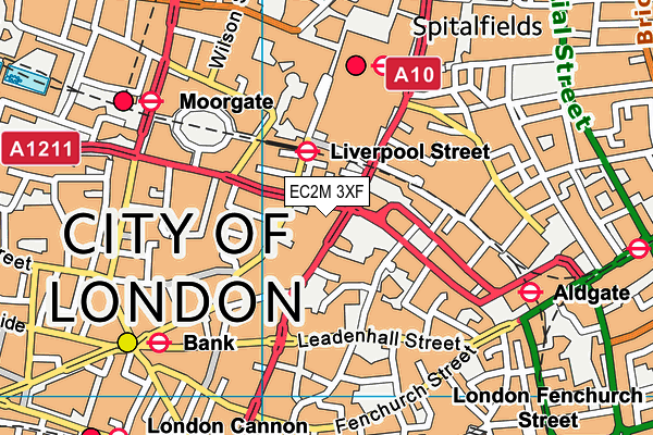 EC2M 3XF map - OS VectorMap District (Ordnance Survey) EC2M 3XF map - OS VectorMap District (Ordnance Survey)