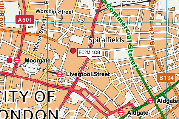 EC2M 4QB map - OS VectorMap District (Ordnance Survey) EC2M 4QB map - OS VectorMap District (Ordnance Survey)