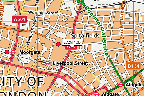 EC2M 4QD map - OS VectorMap District (Ordnance Survey) EC2M 4QD map - OS VectorMap District (Ordnance Survey)