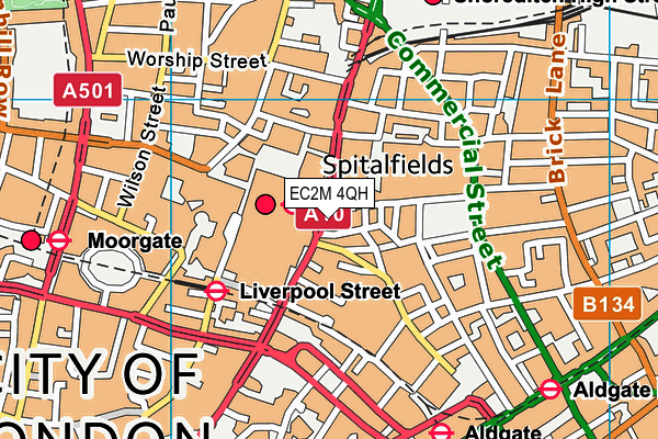 EC2M 4QH map - OS VectorMap District (Ordnance Survey) EC2M 4QH map - OS VectorMap District (Ordnance Survey)