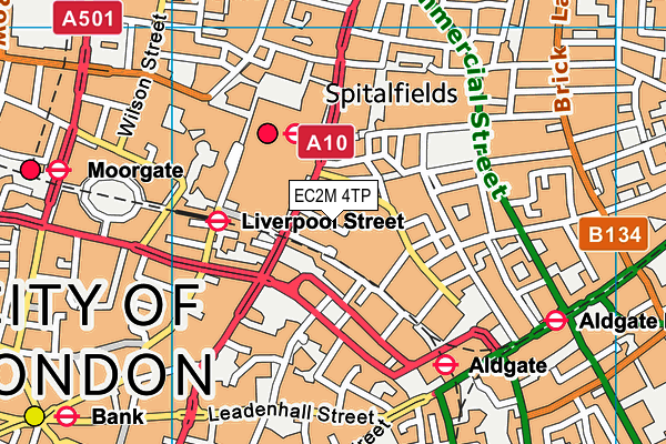 EC2M 4TP map - OS VectorMap District (Ordnance Survey) EC2M 4TP map - OS VectorMap District (Ordnance Survey)