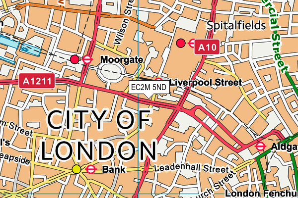 EC2M 5ND map - OS VectorMap District (Ordnance Survey) EC2M 5ND map - OS VectorMap District (Ordnance Survey)