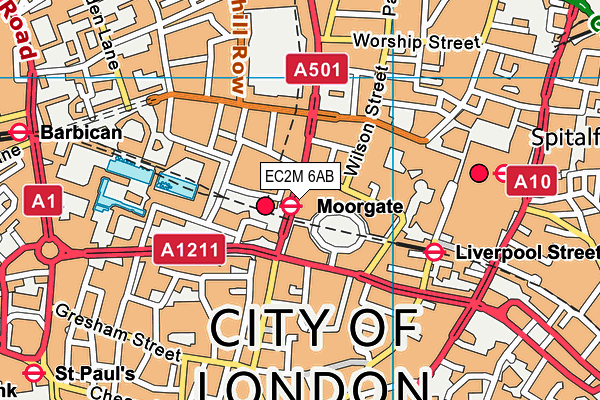 EC2M 6AB map - OS VectorMap District (Ordnance Survey) EC2M 6AB map - OS VectorMap District (Ordnance Survey)