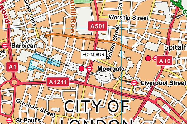 EC2M 6UR map - OS VectorMap District (Ordnance Survey) EC2M 6UR map - OS VectorMap District (Ordnance Survey)