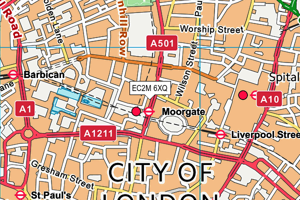 EC2M 6XQ map - OS VectorMap District (Ordnance Survey) EC2M 6XQ map - OS VectorMap District (Ordnance Survey)