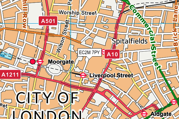 EC2M 7PY map - OS VectorMap District (Ordnance Survey) EC2M 7PY map - OS VectorMap District (Ordnance Survey)