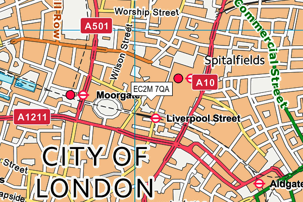 EC2M 7QA map - OS VectorMap District (Ordnance Survey) EC2M 7QA map - OS VectorMap District (Ordnance Survey)