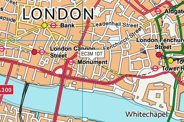 EC3M 1DT map - OS VectorMap District (Ordnance Survey) EC3M 1DT map - OS VectorMap District (Ordnance Survey)
