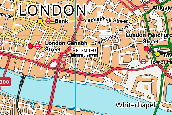 EC3M 1EU map - OS VectorMap District (Ordnance Survey) EC3M 1EU map - OS VectorMap District (Ordnance Survey)