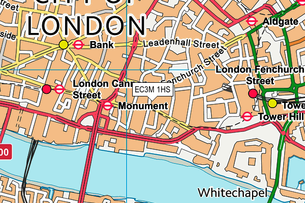 EC3M 1HS map - OS VectorMap District (Ordnance Survey) EC3M 1HS map - OS VectorMap District (Ordnance Survey)
