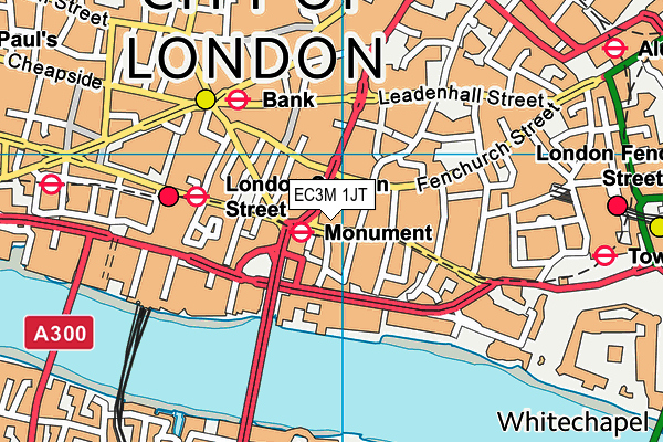 EC3M 1JT map - OS VectorMap District (Ordnance Survey) EC3M 1JT map - OS VectorMap District (Ordnance Survey)