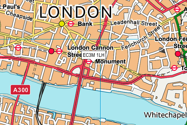 EC3M 1LH map - OS VectorMap District (Ordnance Survey) EC3M 1LH map - OS VectorMap District (Ordnance Survey)