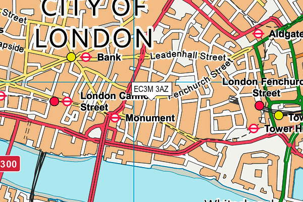 EC3M 3AZ map - OS VectorMap District (Ordnance Survey) EC3M 3AZ map - OS VectorMap District (Ordnance Survey)