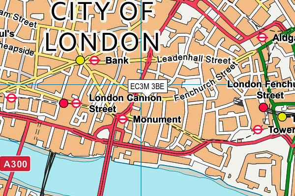 EC3M 3BE map - OS VectorMap District (Ordnance Survey) EC3M 3BE map - OS VectorMap District (Ordnance Survey)