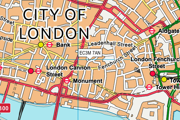 EC3M 7AN map - OS VectorMap District (Ordnance Survey) EC3M 7AN map - OS VectorMap District (Ordnance Survey)
