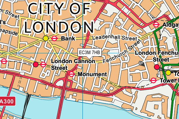 EC3M 7HB map - OS VectorMap District (Ordnance Survey) EC3M 7HB map - OS VectorMap District (Ordnance Survey)